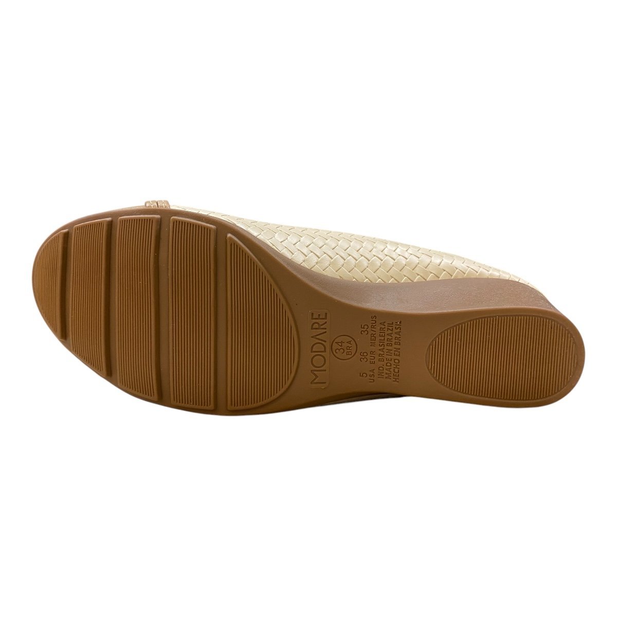 Sapatilha Feminino Modare Casual Ultraconforto Anabela 7014.293 Nude Nude 3
