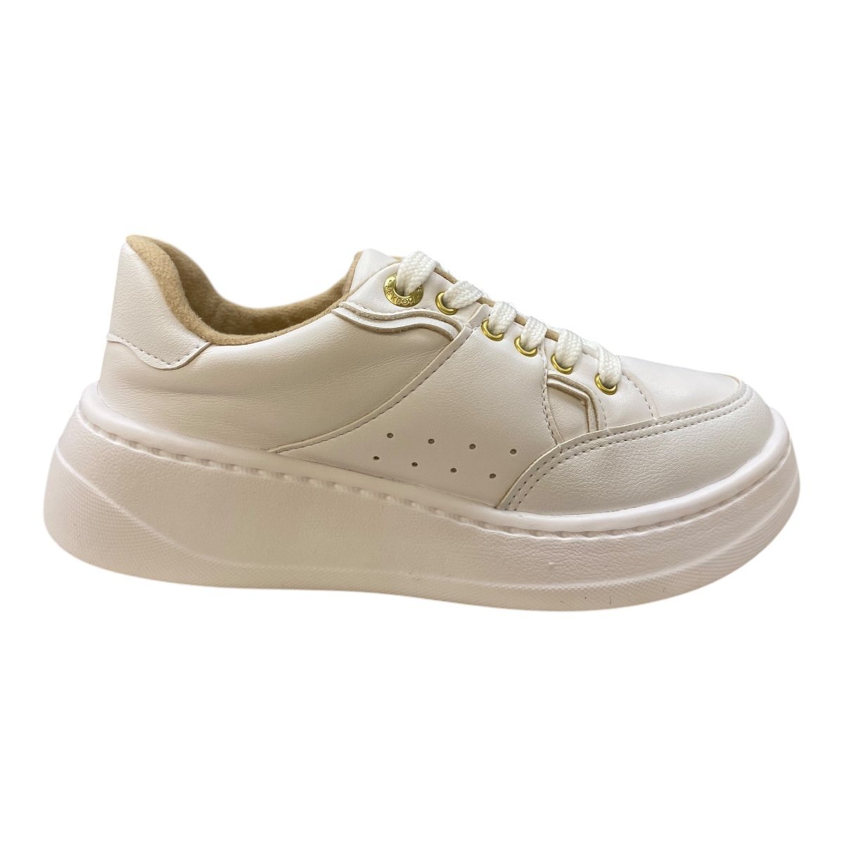 Tenis Feminino Modare Casual Ultraconforto Superleve 7402.103 Branco Branco 1