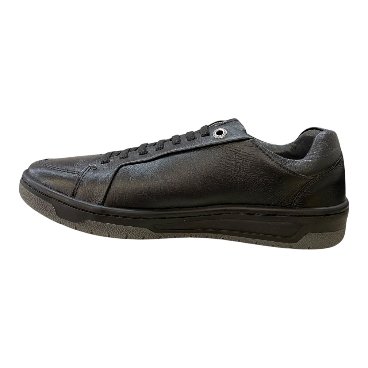 Sapatênis Masculino Ferracini Vox Casual Couro Calce Fácil 8050-617 Preto Preto 4