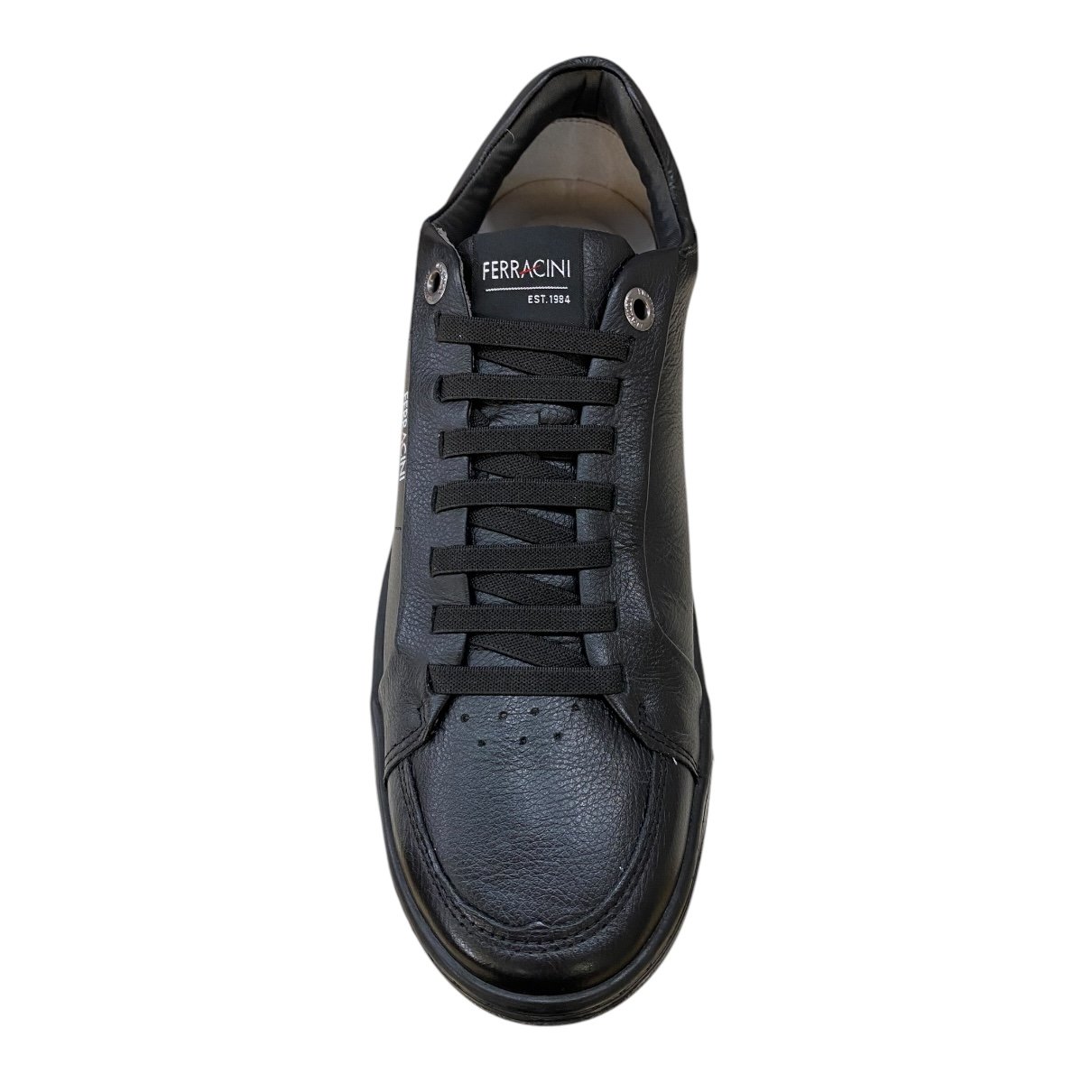Sapatênis Masculino Ferracini Vox Casual Couro Calce Fácil 8050-617 Preto Preto 6