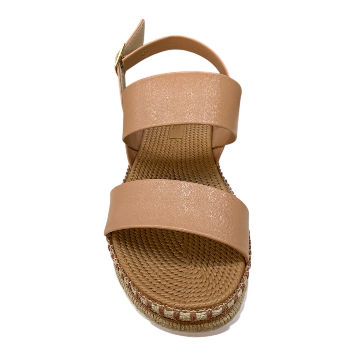 Sandalia Papete Feminino Moleca Tranças Tiras Cordas 5447.518 Nude Nude 6