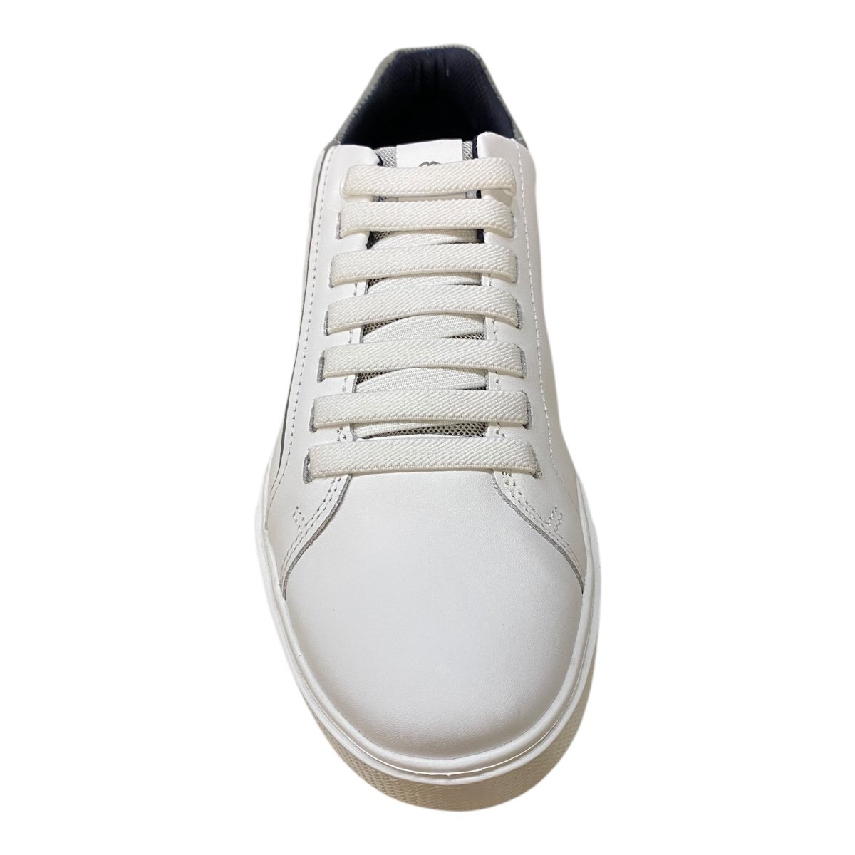 Sapatênis Masculino Pegada Casual Couro Conforto Calce Fácil 111901 Branco Branco 5