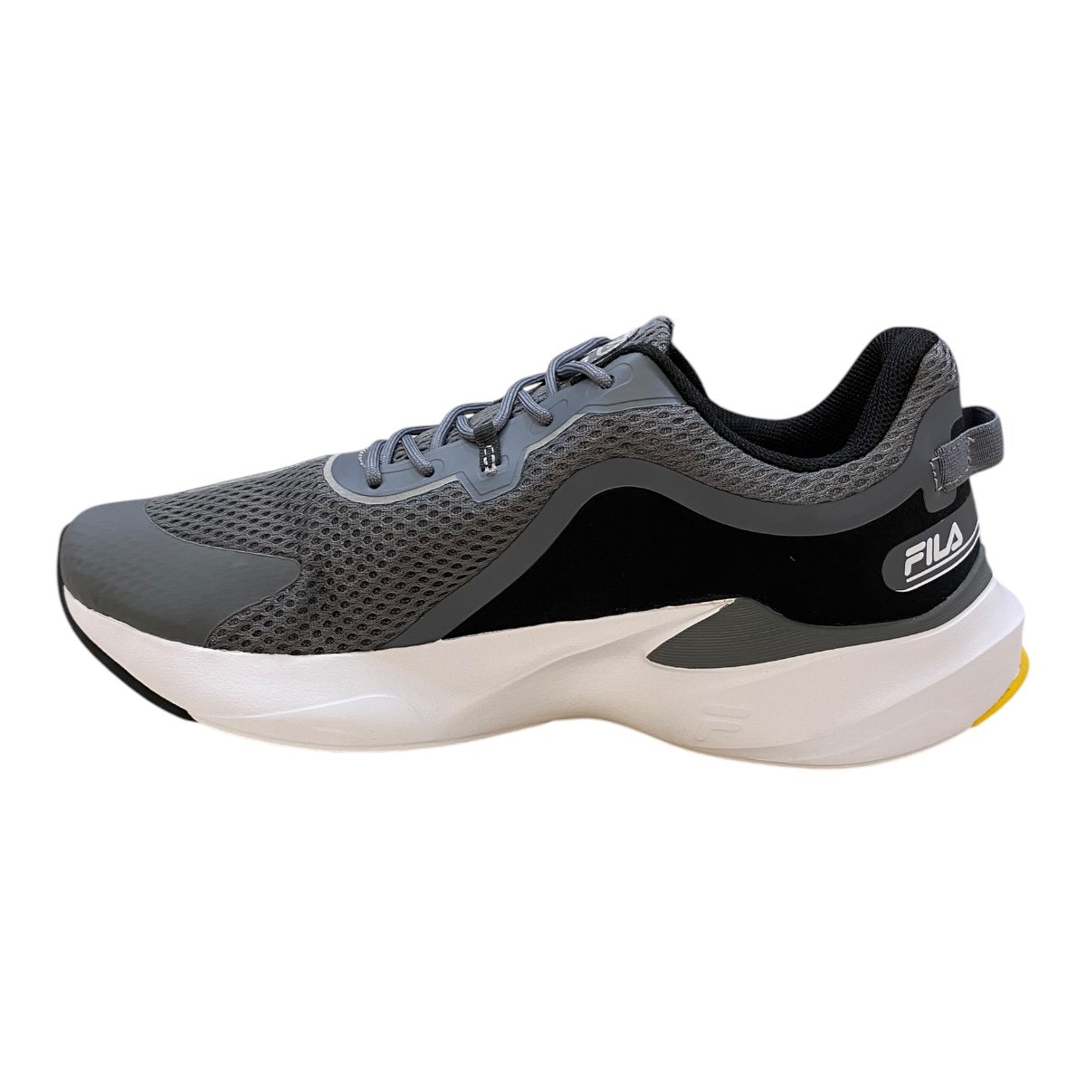 Tenis Masculino Fila Recovery Conforto Esporte Academia Caminhada  Chumbo Chumbo 4