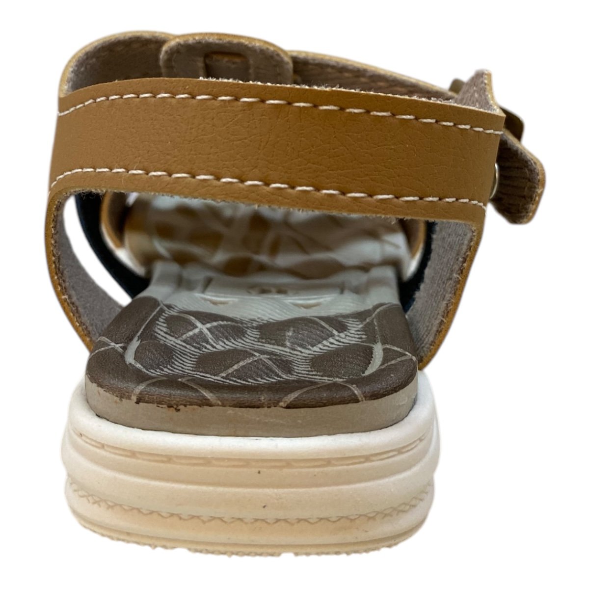 Sandalia Infantil Menino Molekinho Casual Tiras Fivela 2140.750 Caramelo Caramelo 3