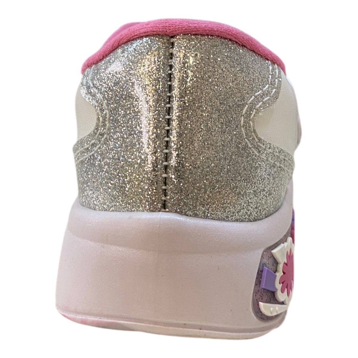 Tenis Infantil Menina Molekinha Casual Calce Fácil Led 2731.510 Branco Branco 3
