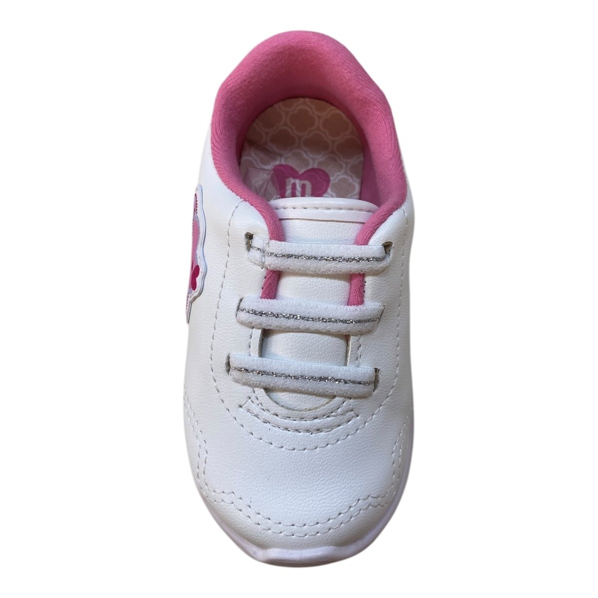 Tenis Infantil Menina Molekinha Casual Calce Fácil Led 2731.510 Branco Branco 4