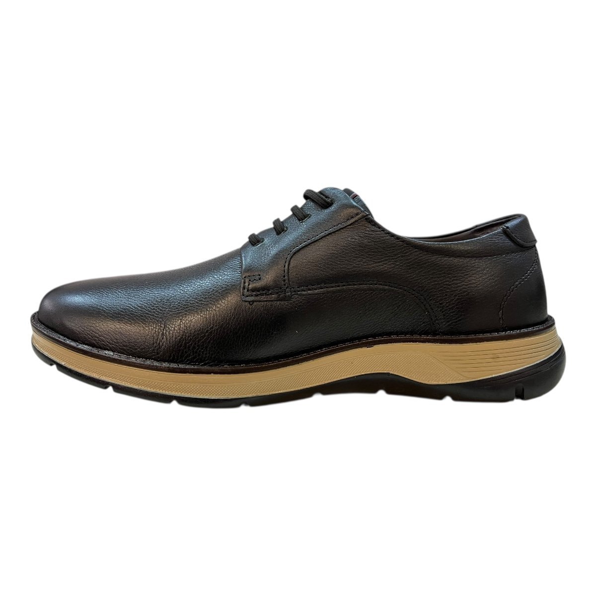 Sapato Masculino Ferracini Fluence Casual Social Couro 5553-559G Preto Preto 4