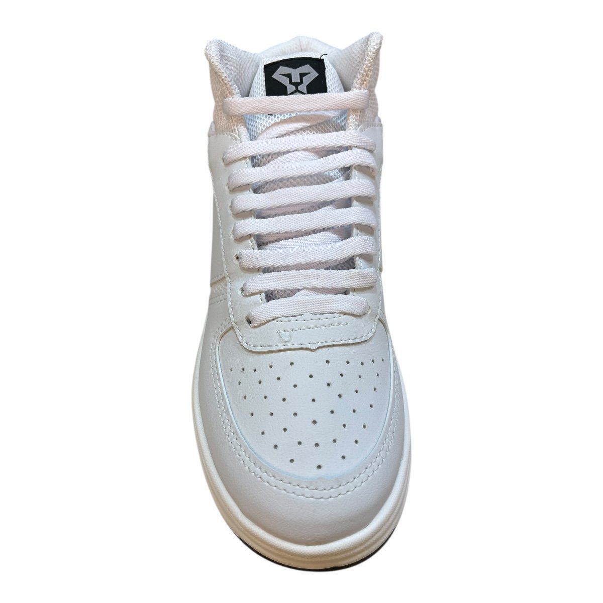 Tenis Masculino Skatista Lejon Casual Botinha Cano Alto 0008 Branco Branco 6