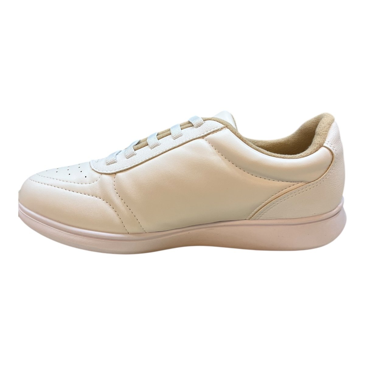 Tenis Feminino Modare Ultraconforto Calce Fácil Elástico 7358.233 Branco Branco 4