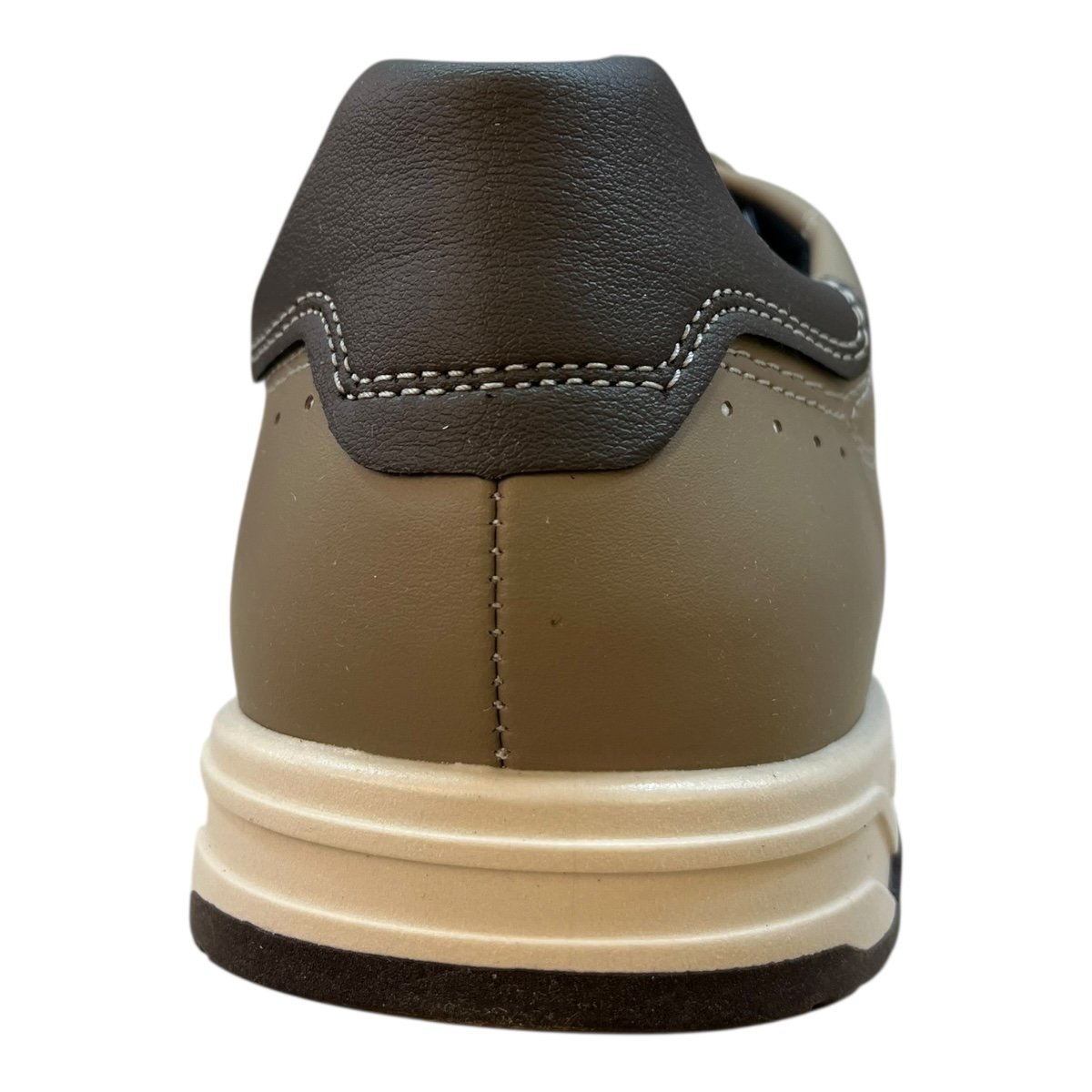 Sapatenis Masculino Pegada Casual Calce Fácil Elástico Couro 172002 Bege Bege 6