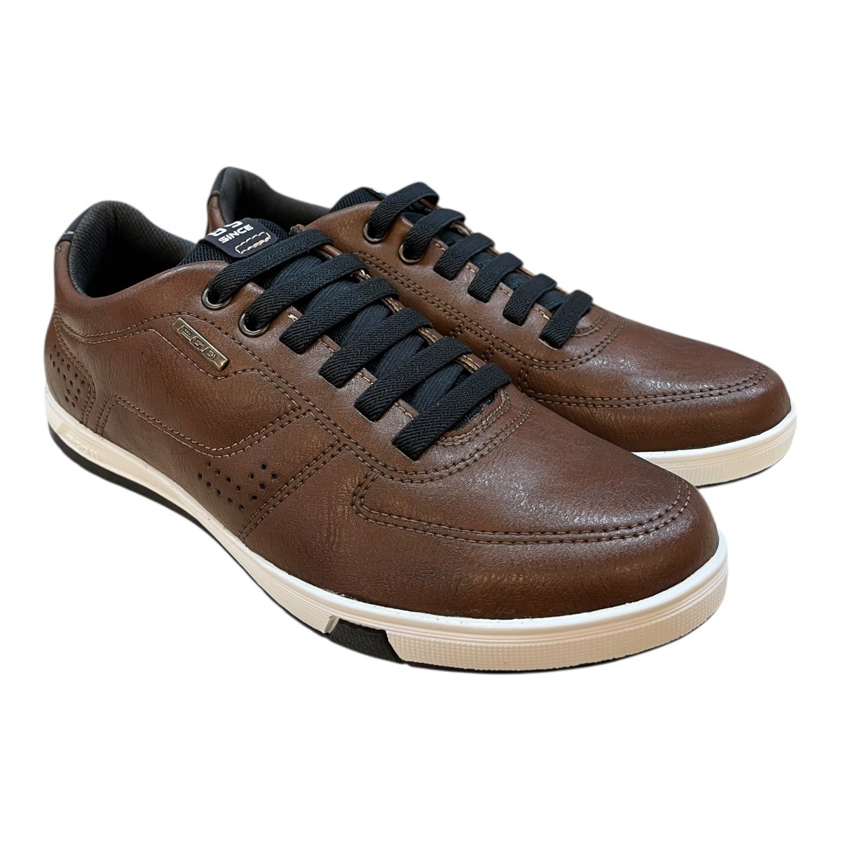 Sapatenis Masculino Pegada Casual Calce Fácil Elástico Superleve 170418-01 marrom Marrom 2