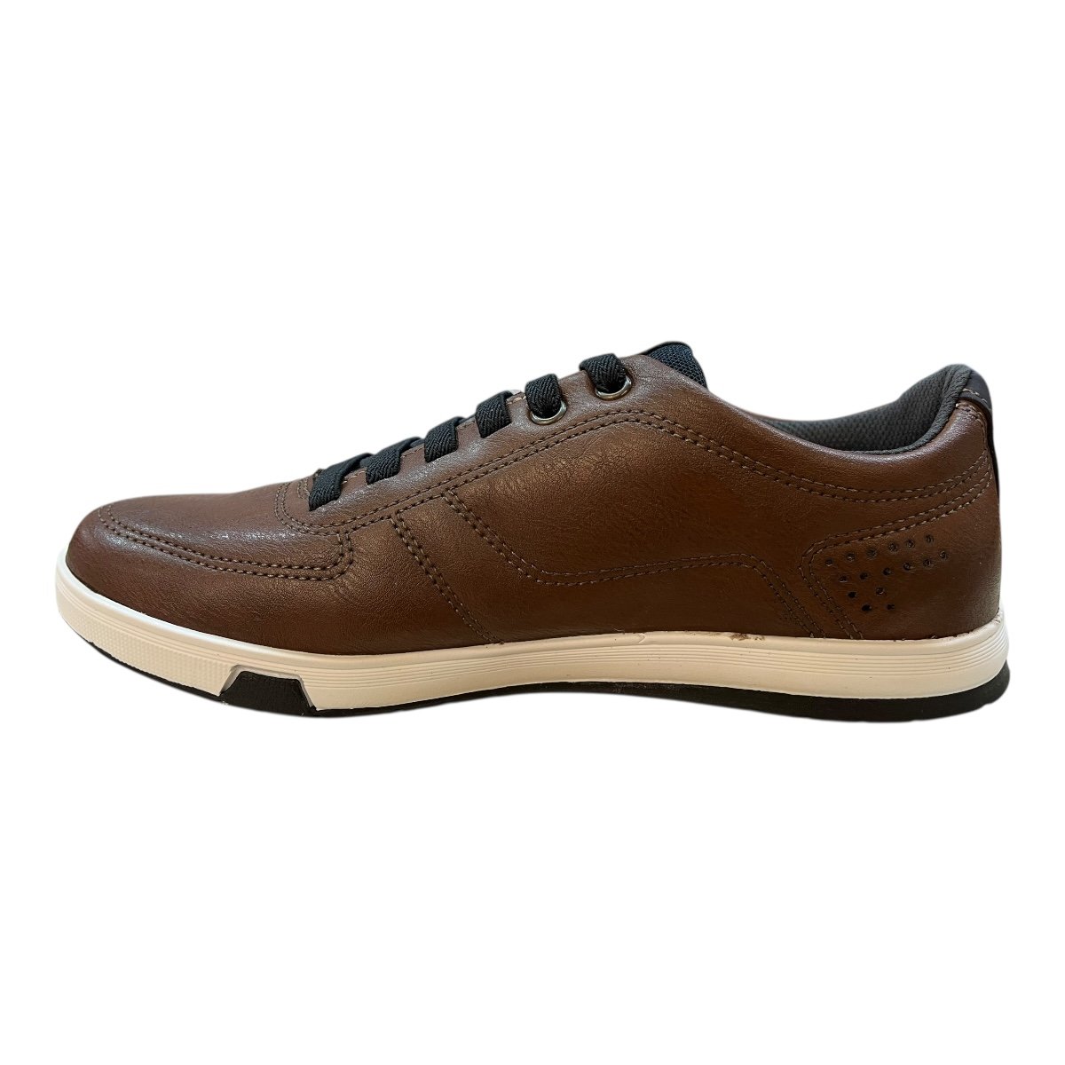 Sapatenis Masculino Pegada Casual Calce Fácil Elástico Superleve 170418-01 marrom Marrom 5