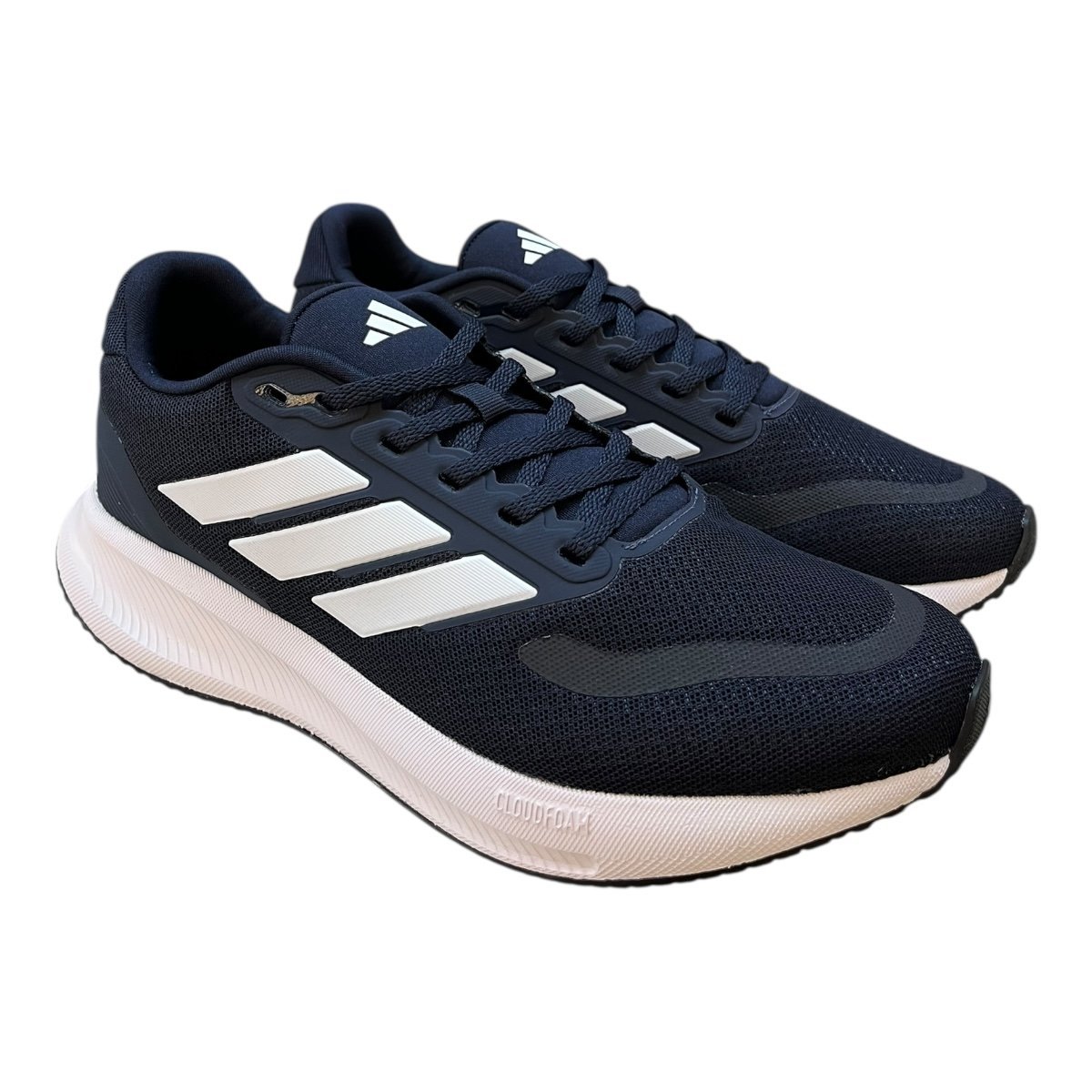 Tenis Masculino Adidas Runfalcon 5 Esporte Conforto Superleve Corrida Caminhada Academia  Marinho Marinho 2
