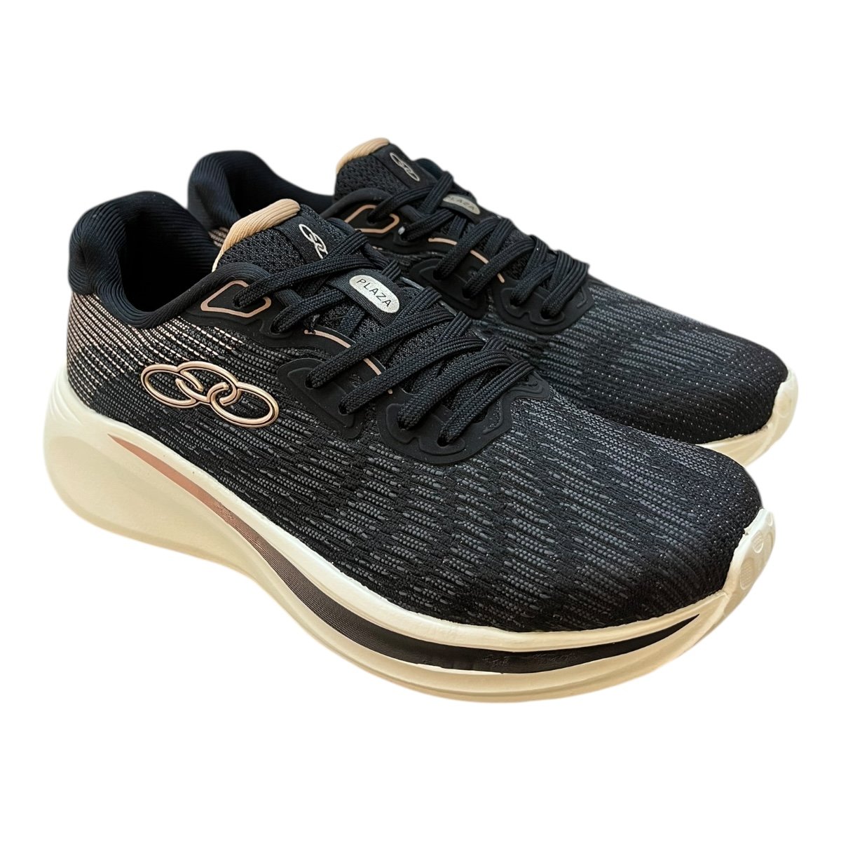 Tenis Feminino Olympikus Plaza Esporte Corrida Caminhada Academia Superleve Preto Preto 2