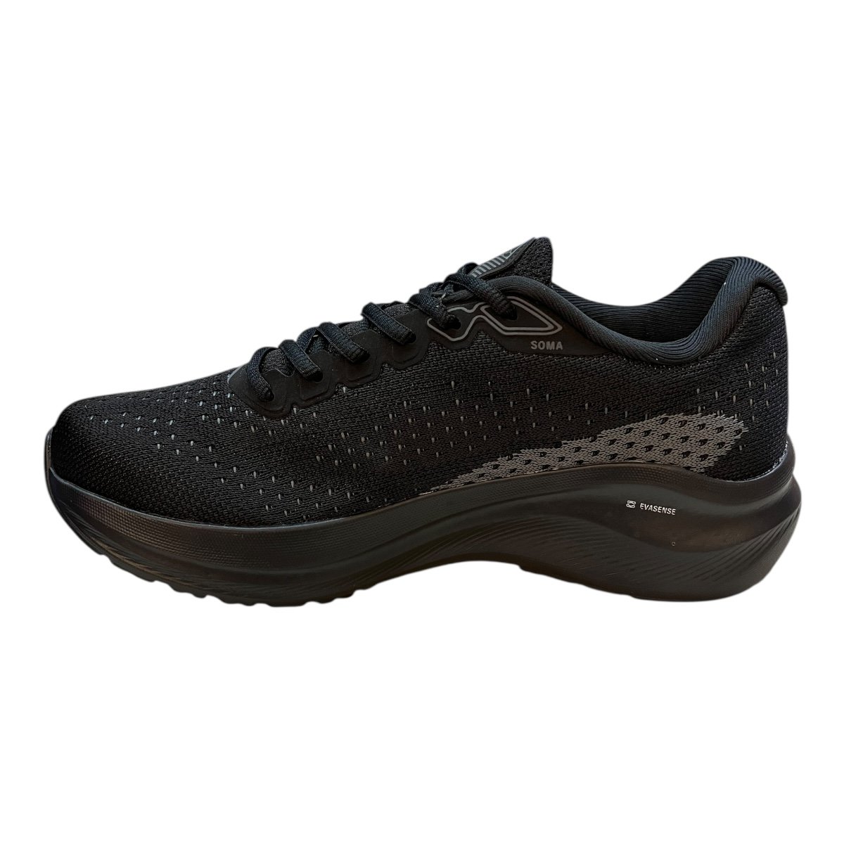 Tenis Masculino Olympikus Soma Conforto Esporte Academia Caminhada Preto Preto 3