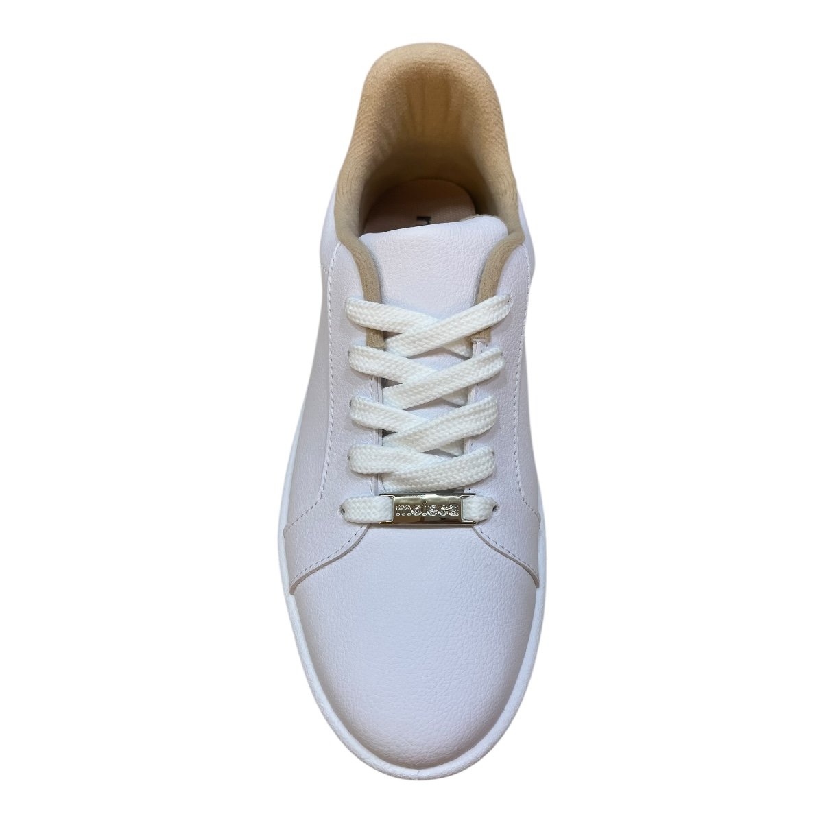 Tenis Feminino Moleca Casual Amarração Plataforma Retrô Básico 5782.314 Branco Branco 6