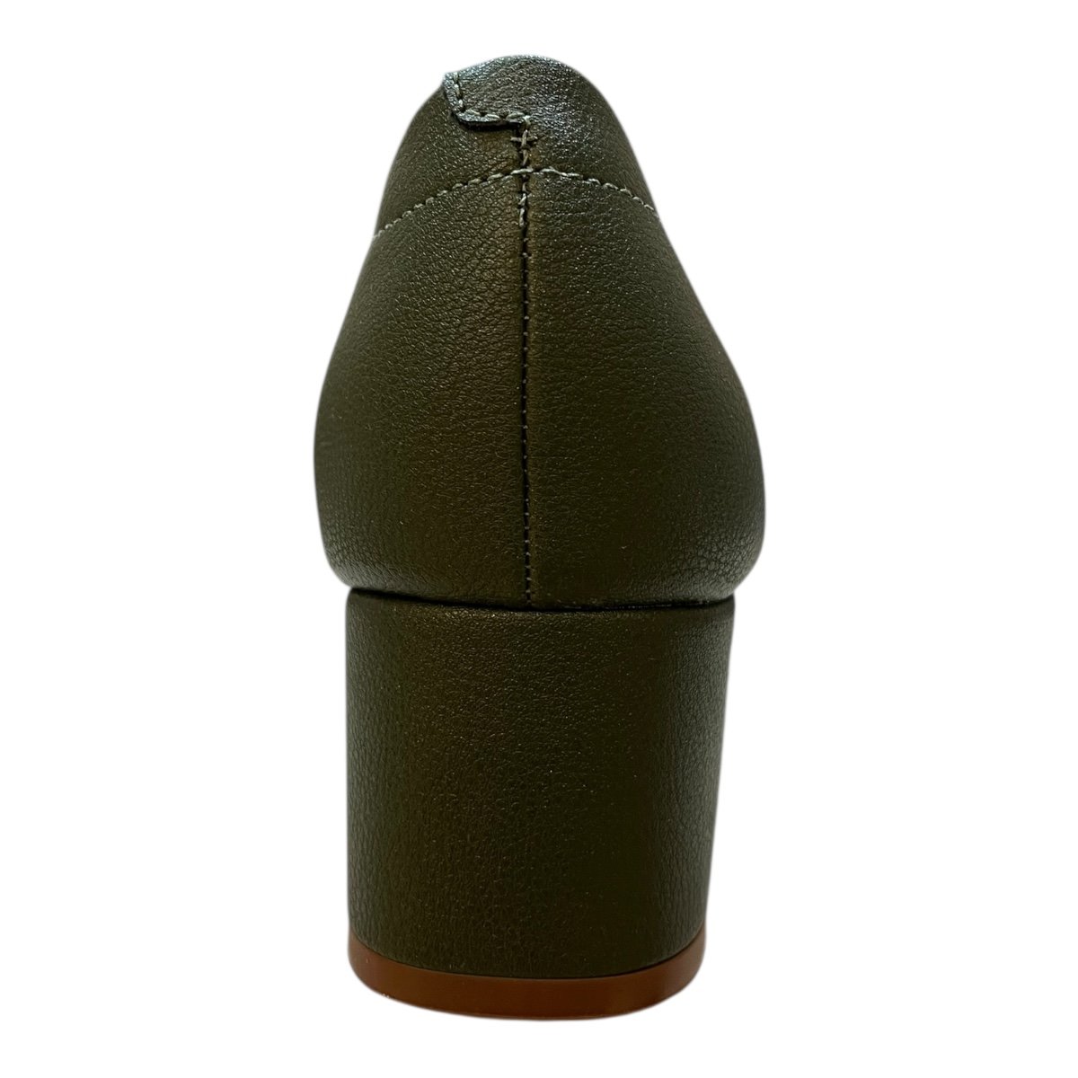 Sapato Scarpin Feminino Modare Casual Ultraconforto Salto Bloco Médio Bico Quadrado 7373.118 Verde Verde 5