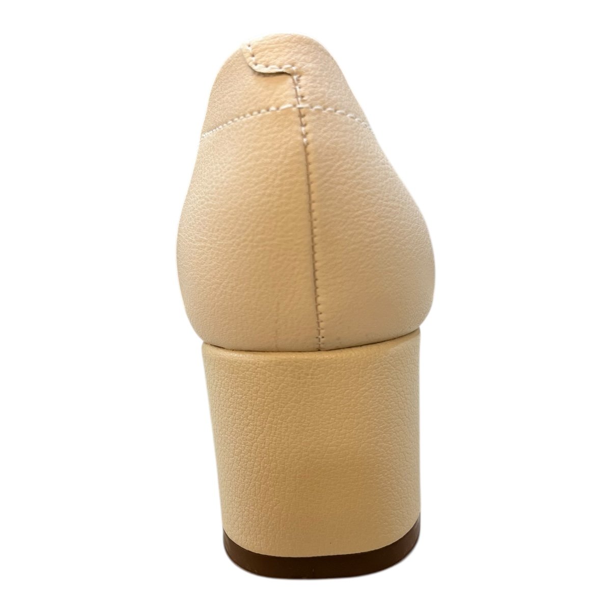 Sapato Scarpin Feminino Modare Casual Ultraconforto Salto Bloco Bico Redondo Marfim Marfim 5