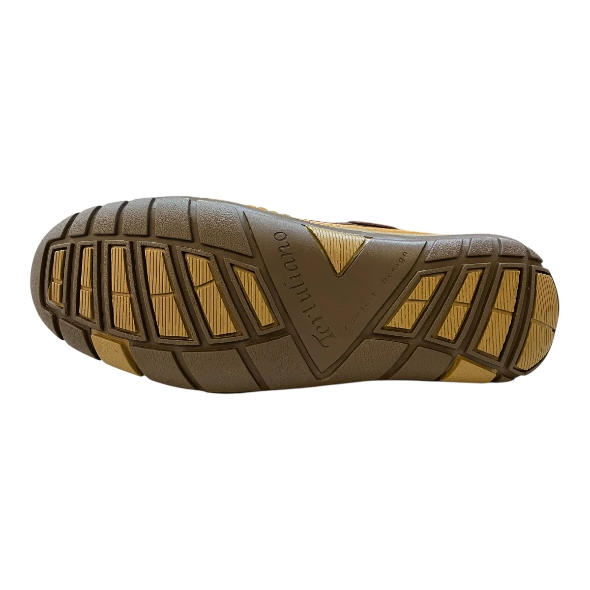 Mocassim Masculino Tertuliano 79 Ultraconforto Solado Emborrachado Couro Caramelo Caramelo 3