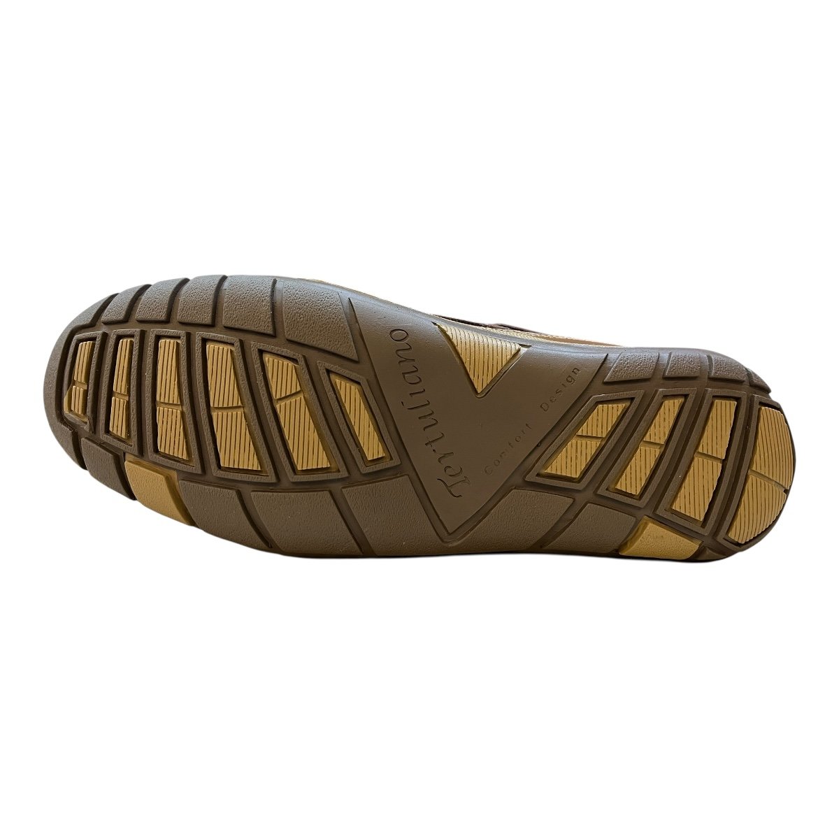 Mocassim Masculino Tertuliano 107 Ultraconforto Solado Emborrachado Couro Caramelo Caramelo/Tabaco 3