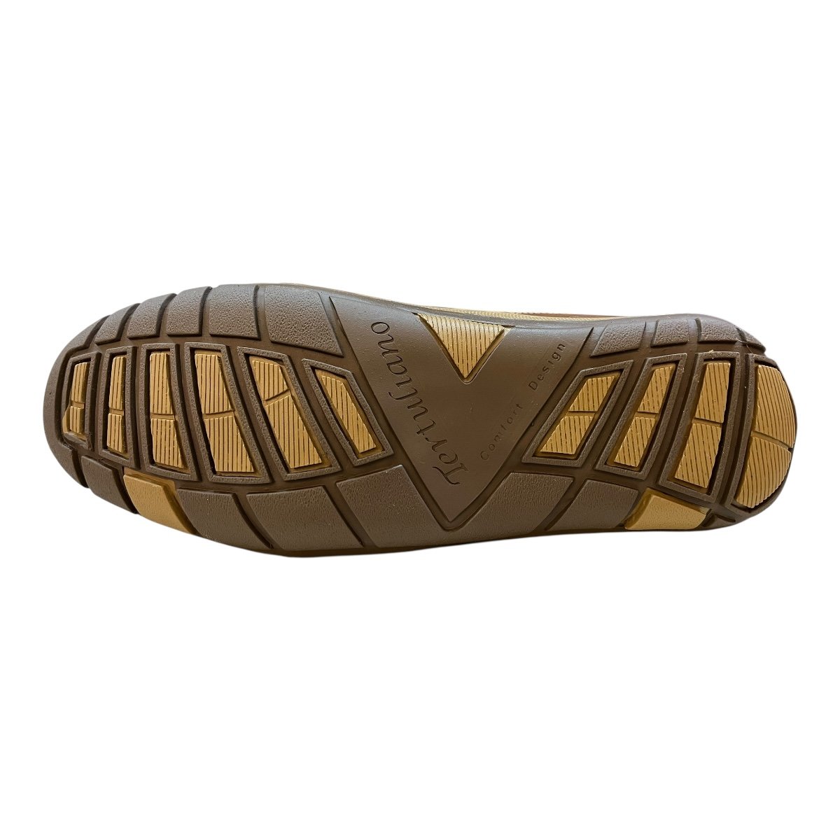 Mocassim Masculino Tertuliano 85 Ultraconforto Solado Emborrachado Couro Caramelo Caramelo 3