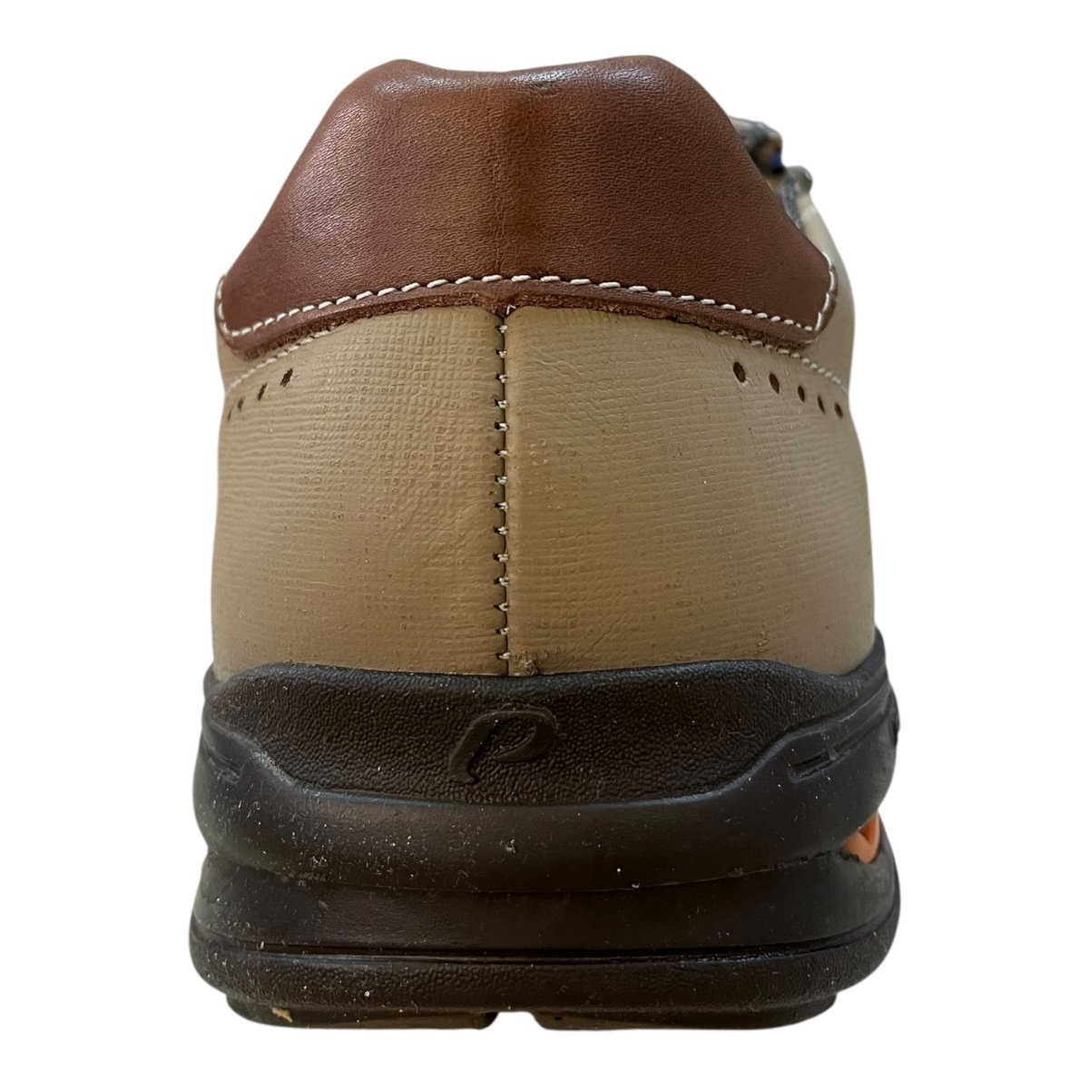 Sapatenis Masculino Pegada Casual Ultraconforto Zíper Amortecedor Couro 114861-04 Bege Bege/Marrom 4
