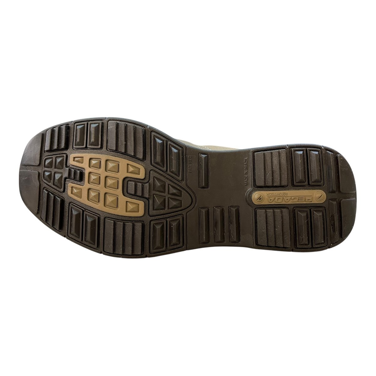 Sapatenis Masculino Pegada Casual Ultraconforto Zíper Amortecedor Couro 114861-04 Bege Bege/Marrom 6