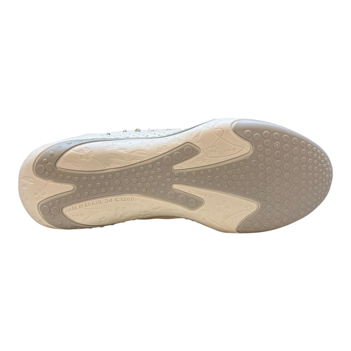 Tenis Feminino Kolosh Conforto Calce Fácil Zíper C1299 Branco Off White 2