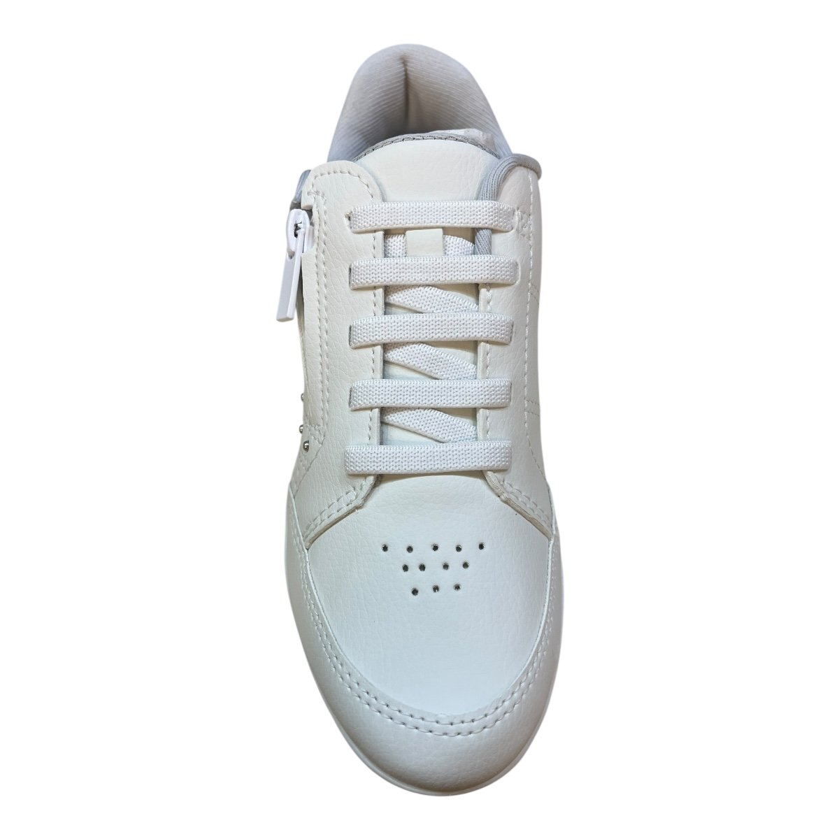 Tenis Feminino Kolosh Conforto Calce Fácil Zíper C1299 Branco Off White 5