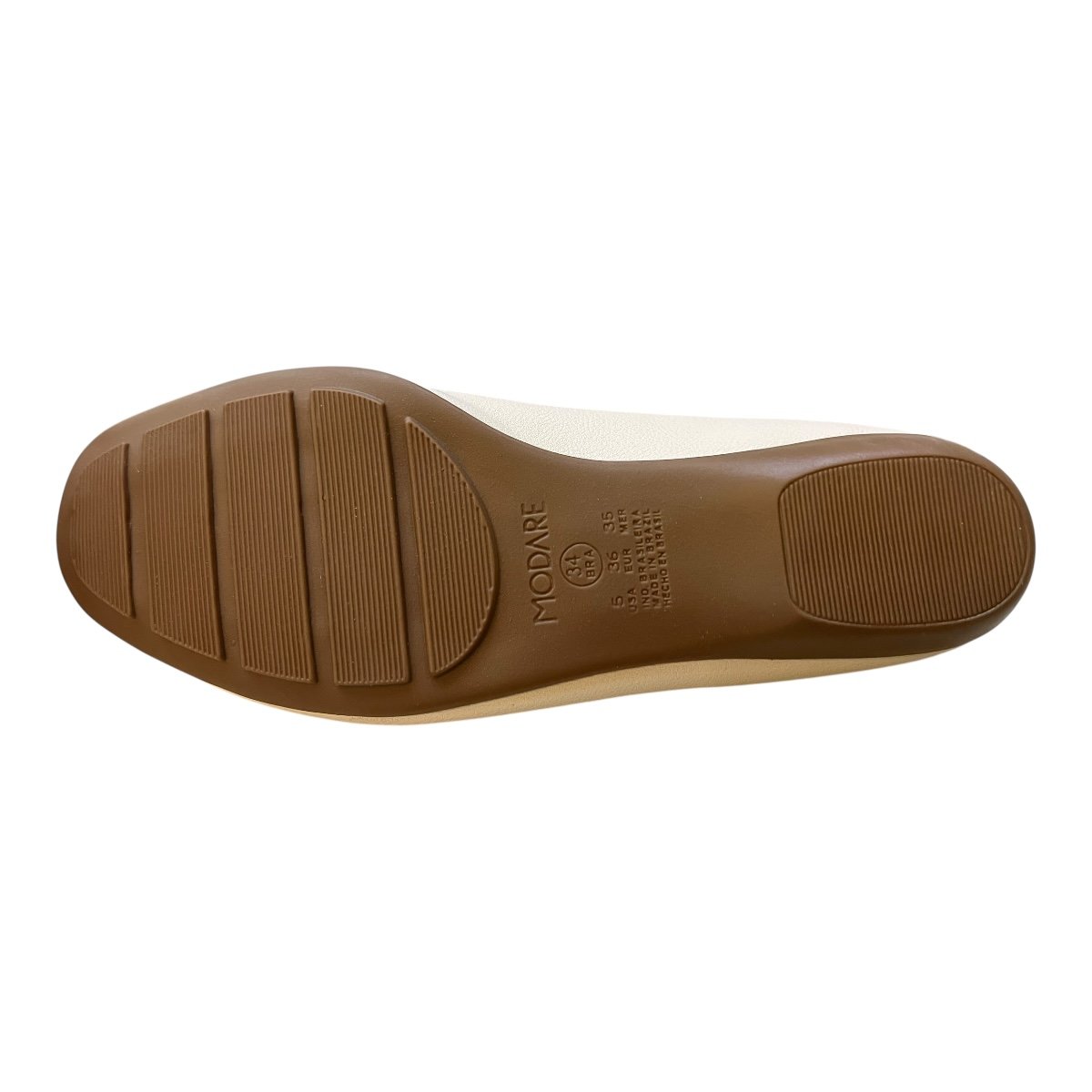 Sapatilha Mocassim Feminino Modare Casual Ultraconforto Laço 7016.461 Marfim Marfim 3