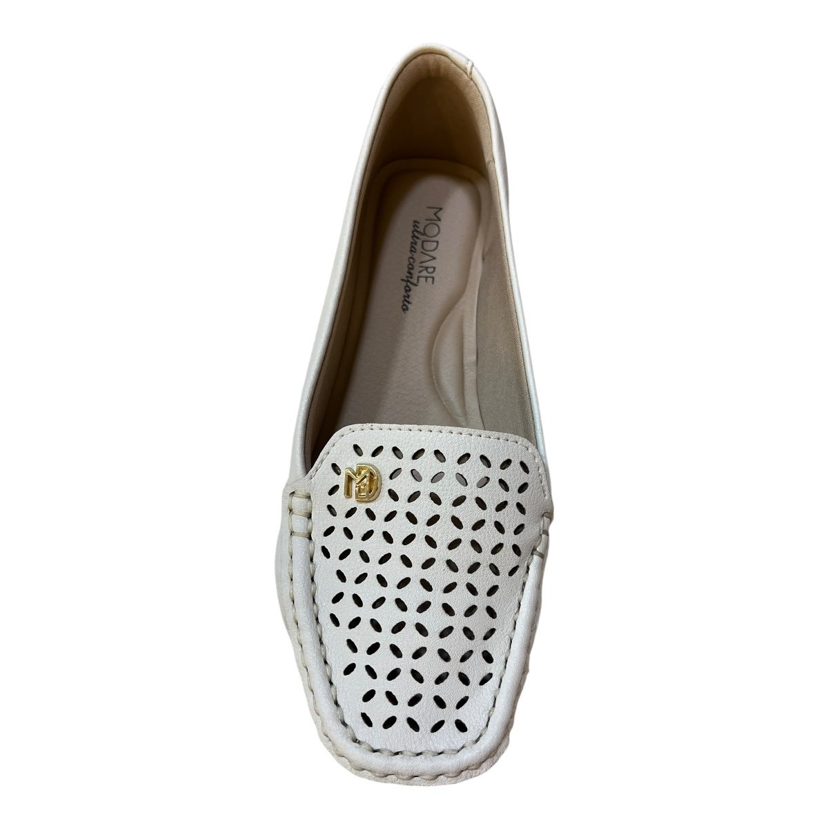 Mocassim Feminino Modare Casual Ultraconforto Antiderrapante Superleve 7035.662 Marfim Marfim 6