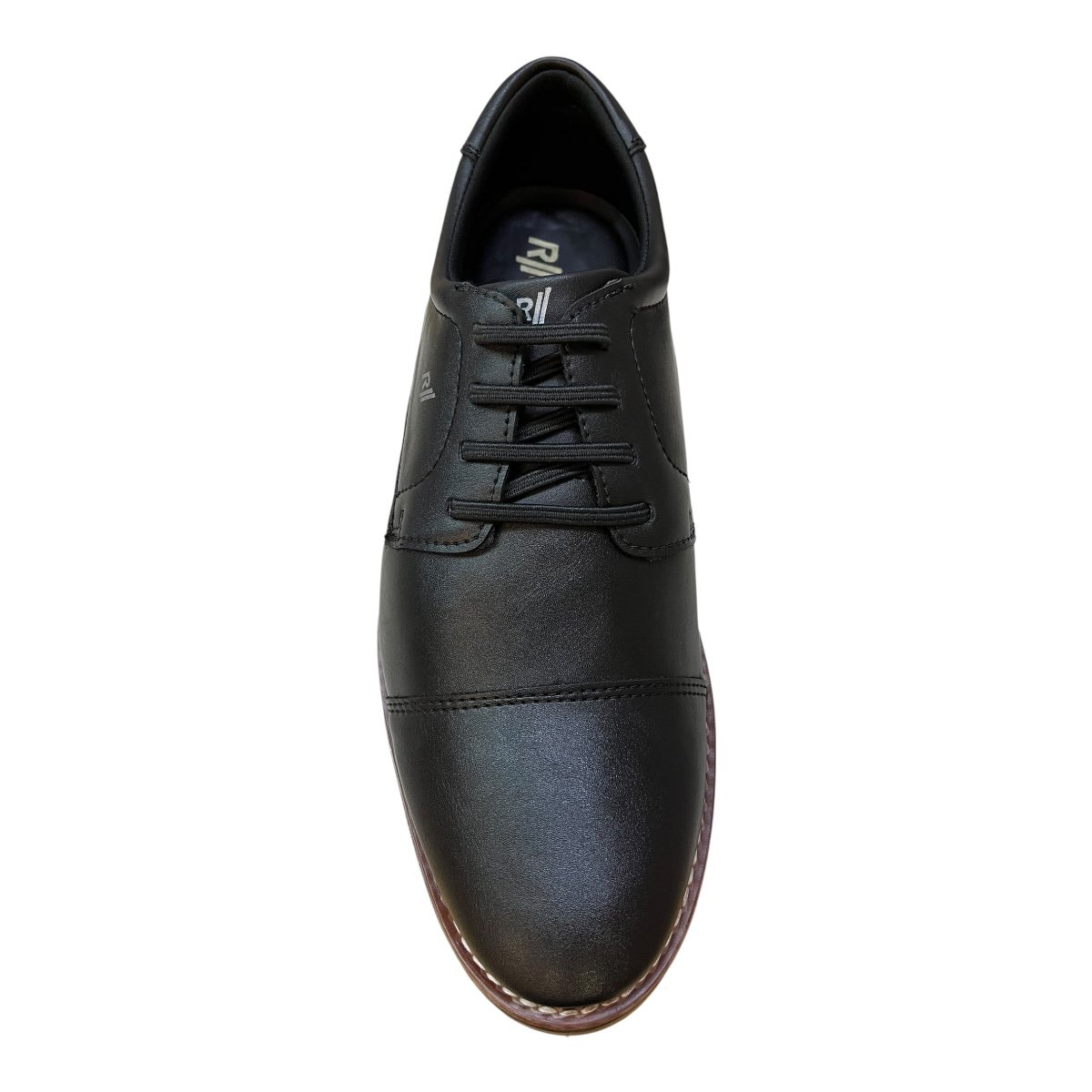 Sapato Masculino Social Rafarillo Casual Ultraconforto Couro Calce Fácil  2905-01T Preto Preto 6
