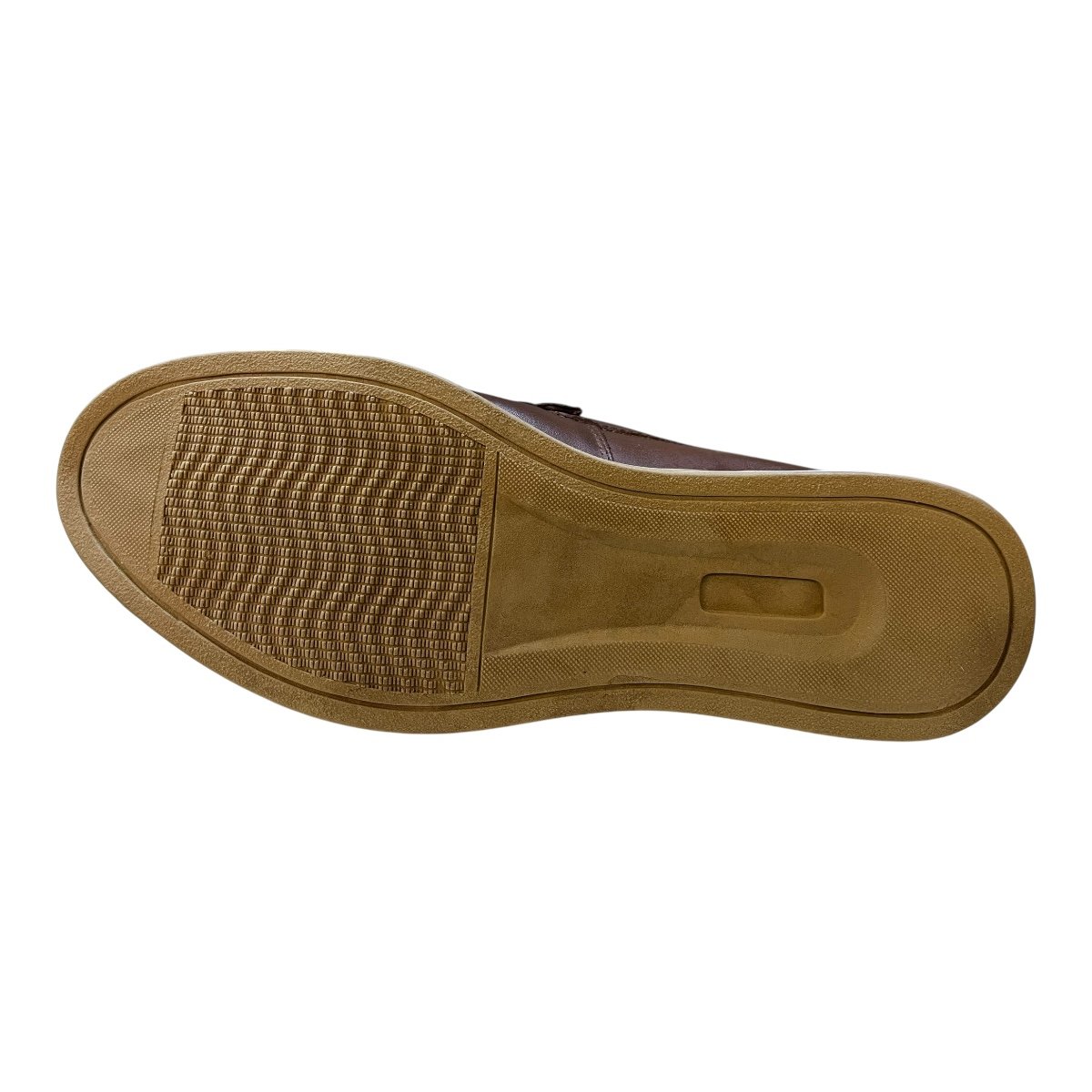 Sapatilha Mocassim Rafarillo Masculino Casual Ultraconforto Couro Superleve 2802-11Sf Marrom Marrom 3