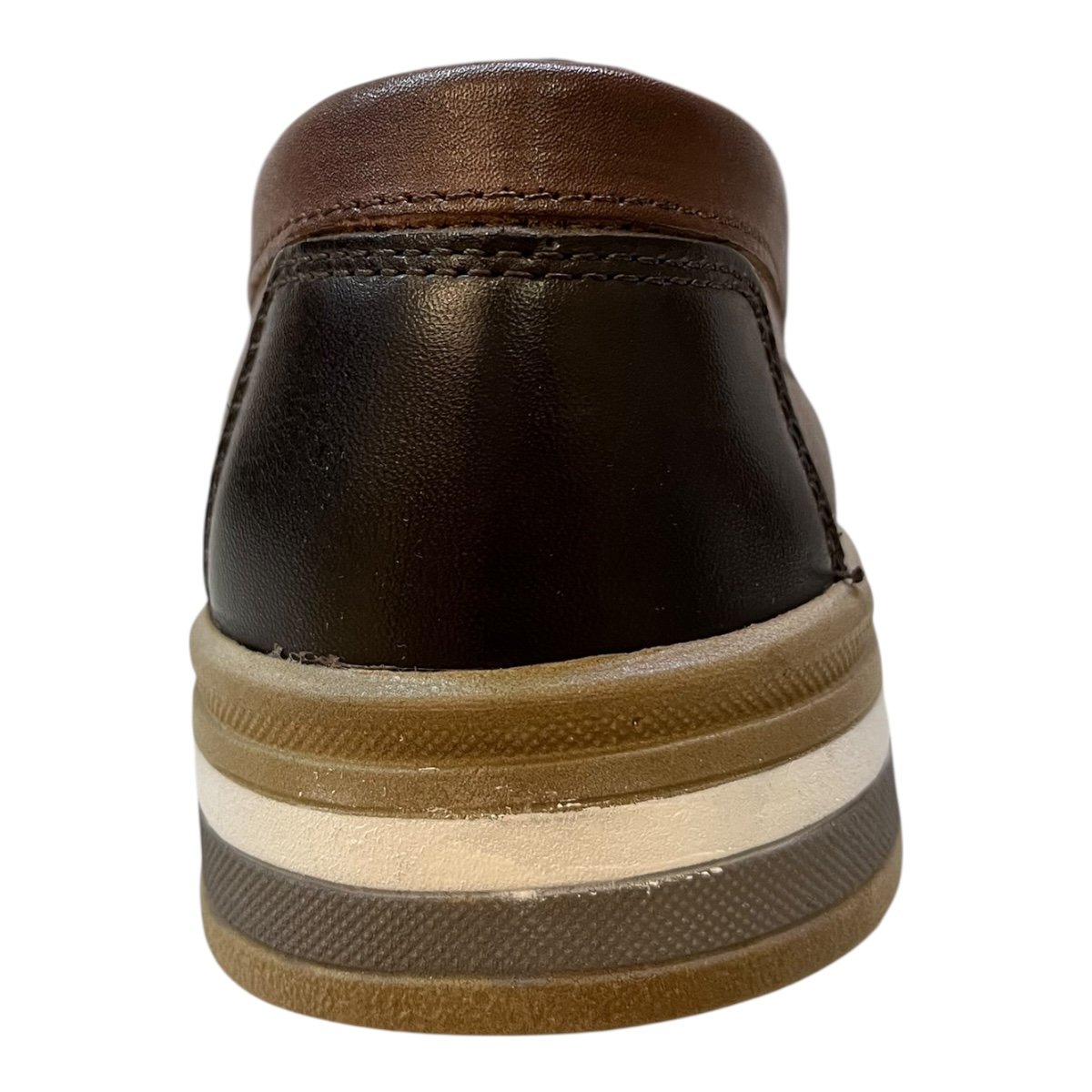 Sapatilha Mocassim Rafarillo Masculino Casual Ultraconforto Couro Superleve 2802-11Sf Marrom Marrom 5