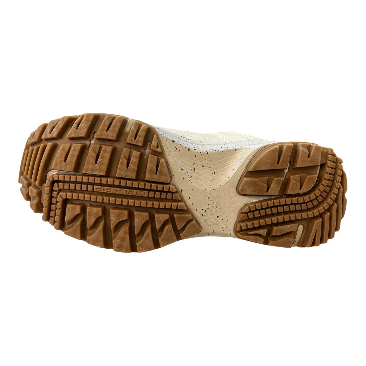 Bota Coturno Feminino Pegada Couro Ultraconforto Impermeável Antiderrapante 250403-06 Marfim Marfim 3