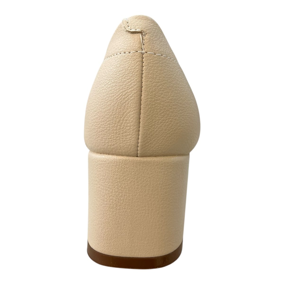 Sapato Scarpin Feminino Modare Casual Ultraconforto Salto Bloco Médio Bico Quadrado 7373.118 Marfim Marfim 5