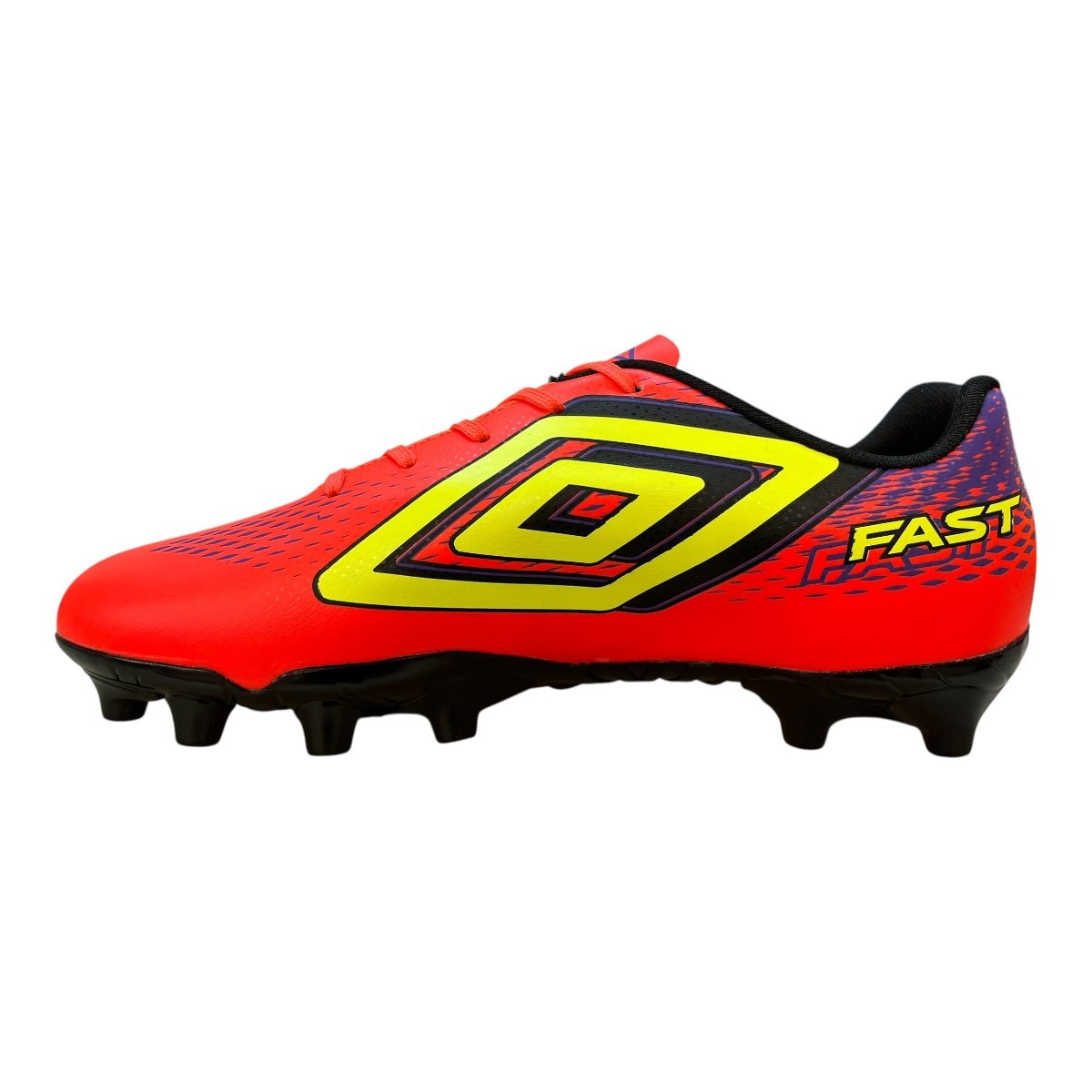 Chuteira Masculino Umbro Fast II Esporte Campo Cravo Conforto  Laranja Laranja 4