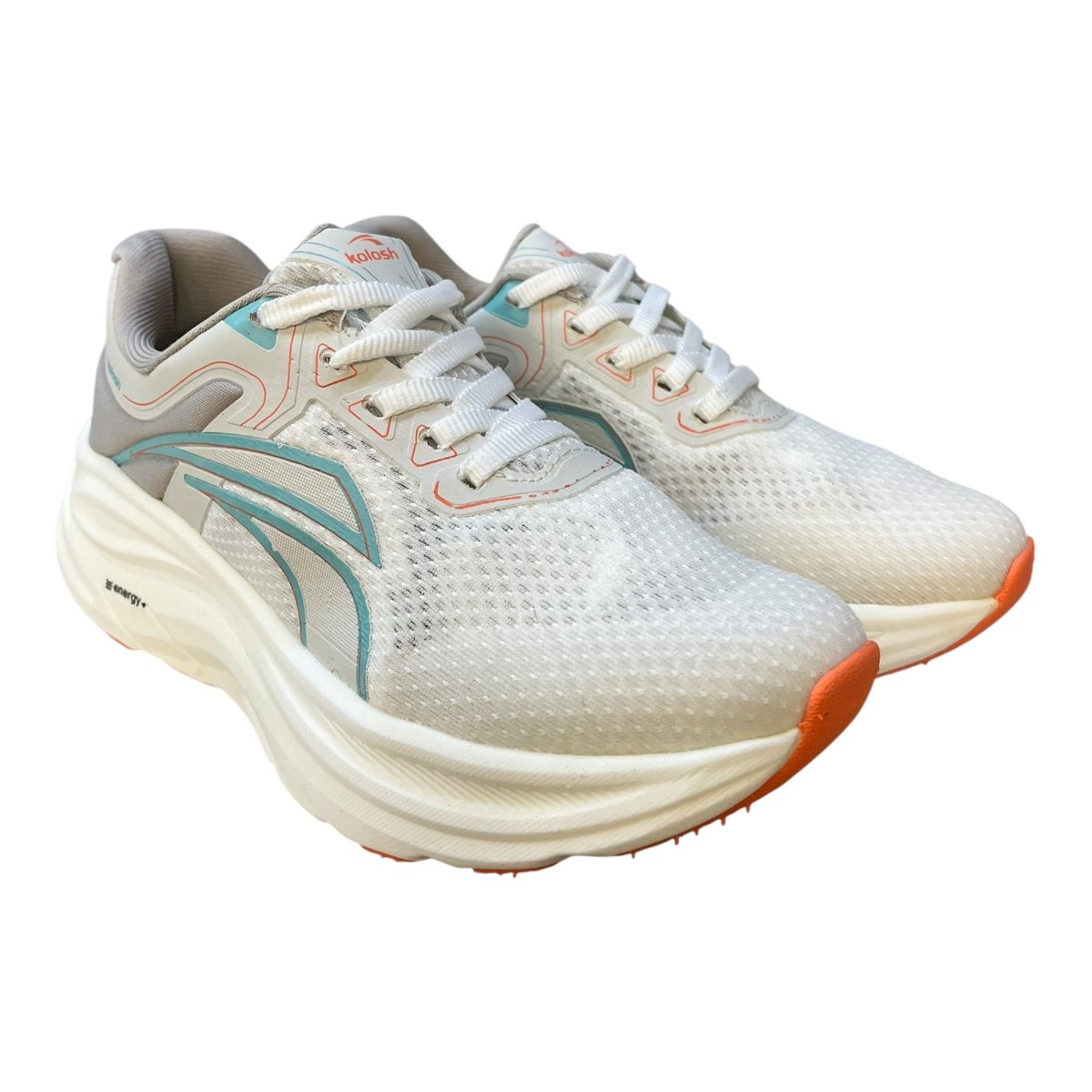 Tenis Feminino Kolosh Superleve Ultraconforto Esporte Caminhada Academia E0582 Branco Branco 2