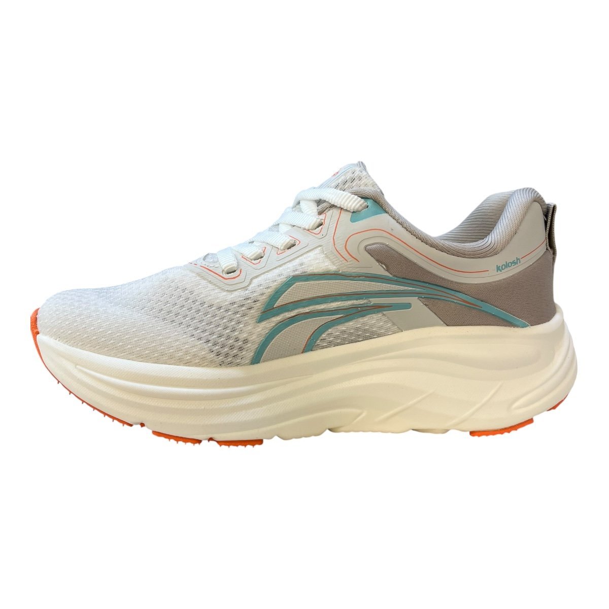 Tenis Feminino Kolosh Superleve Ultraconforto Esporte Caminhada Academia E0582 Branco Branco 4
