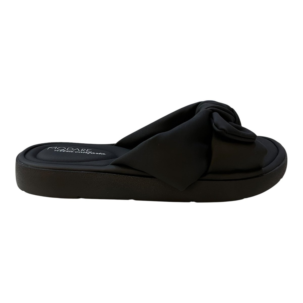 Chinelo Papete Feminino Modare Ultraconforto Superleve Laço 7208.101 Preto
