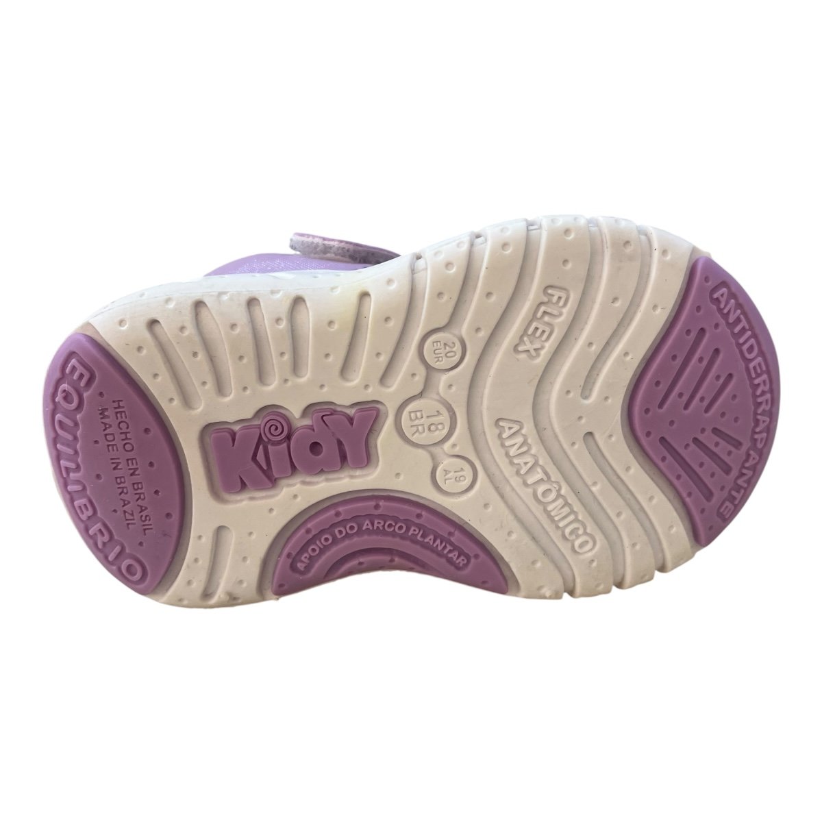Tenis Infantil Kidy Menina Conforto Calce Fácil Autocolante Superleve 44610080015 Lilas Lilás/Rosa 3