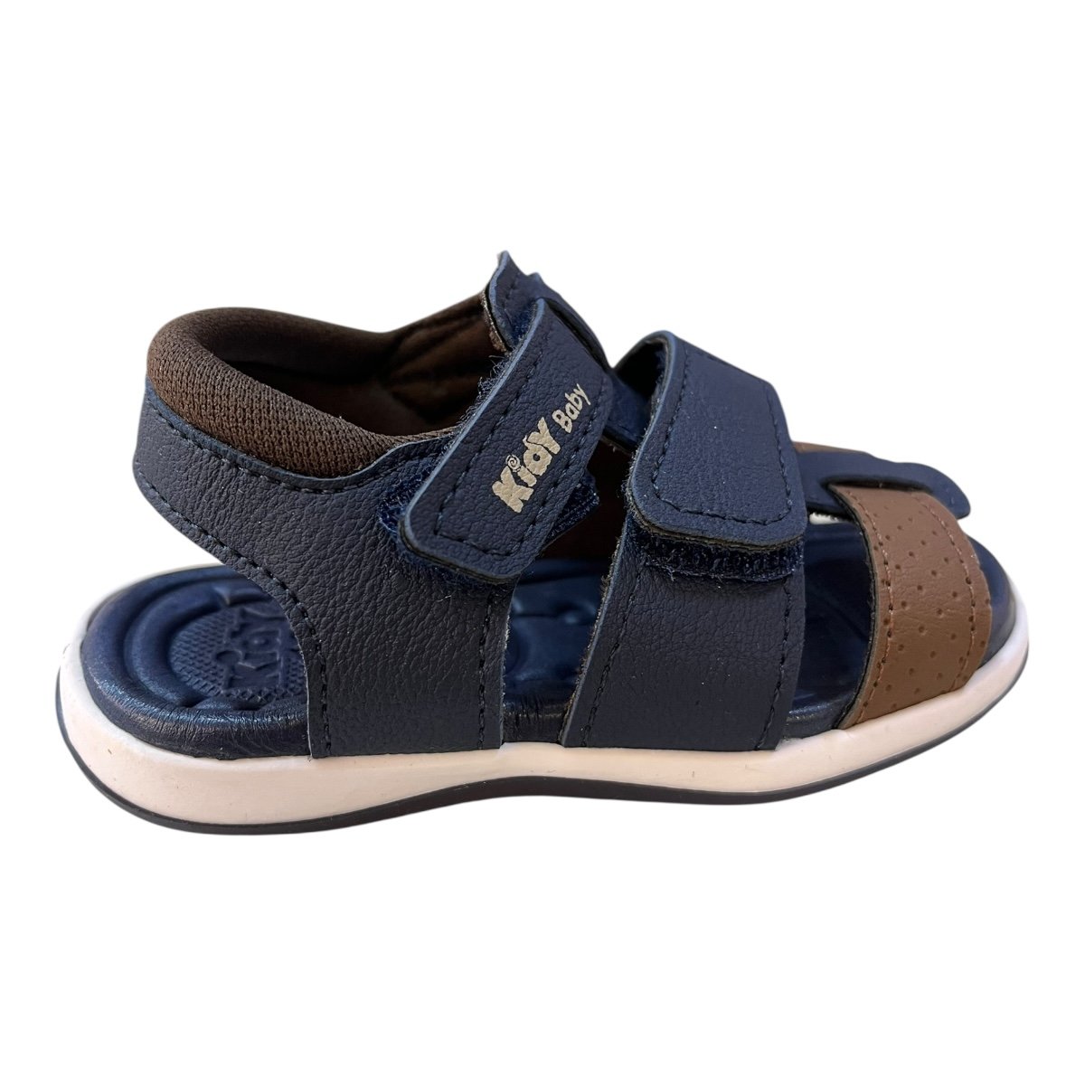 Sandalia Infantil Kidy Menino Conforto Calce Fácil Autocolante Tiras 00110422041 Marinho
