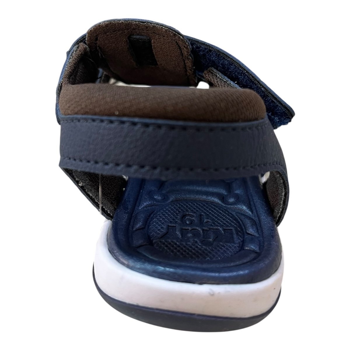 Sandalia Infantil Kidy Menino Conforto Calce Fácil Autocolante Tiras 00110422041 Marinho Marinho/Marrom 5