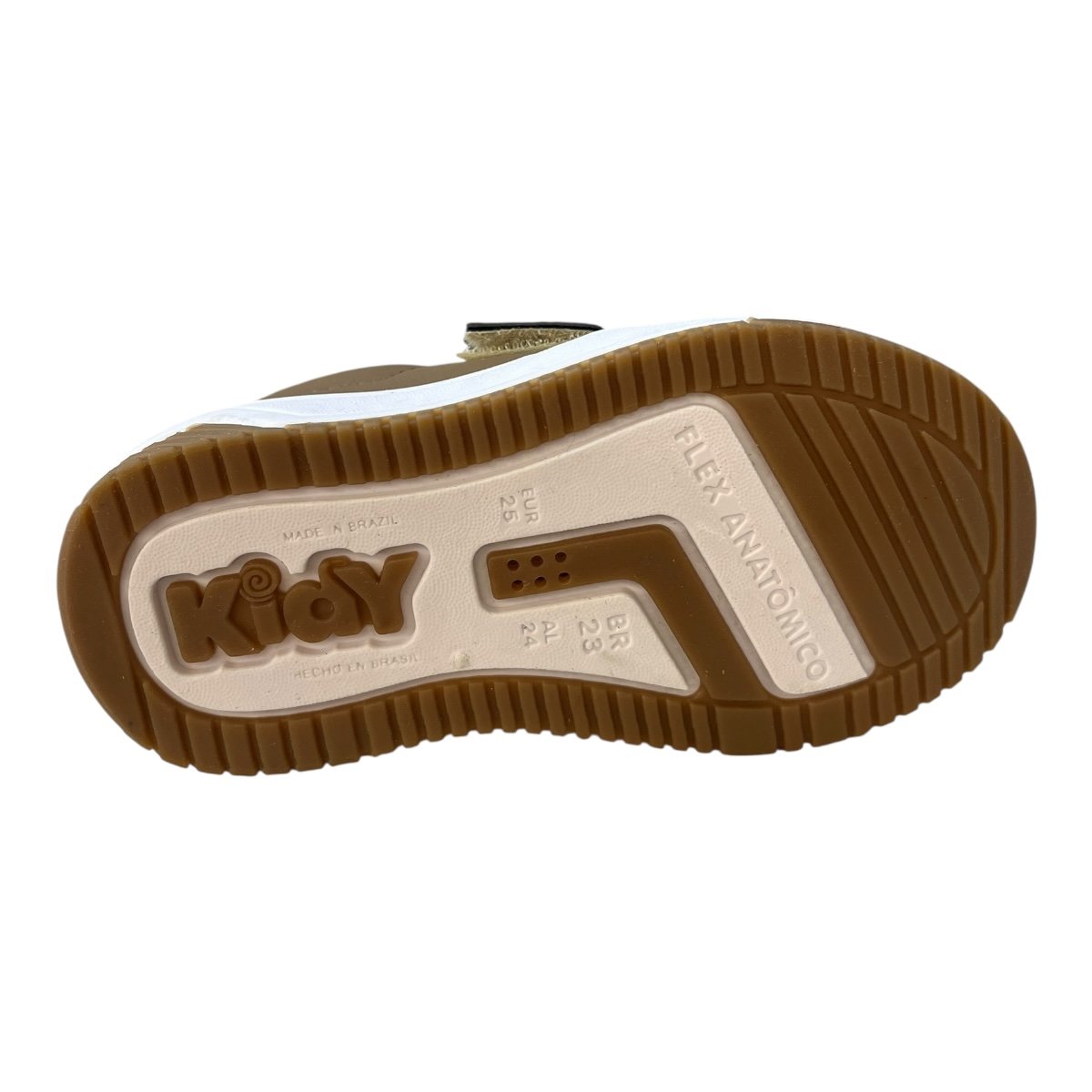 Tenis Infantil Menino Kidy Casual Conforto Calce Fácil Autocolante 31310420518 Marrom Marrom 3