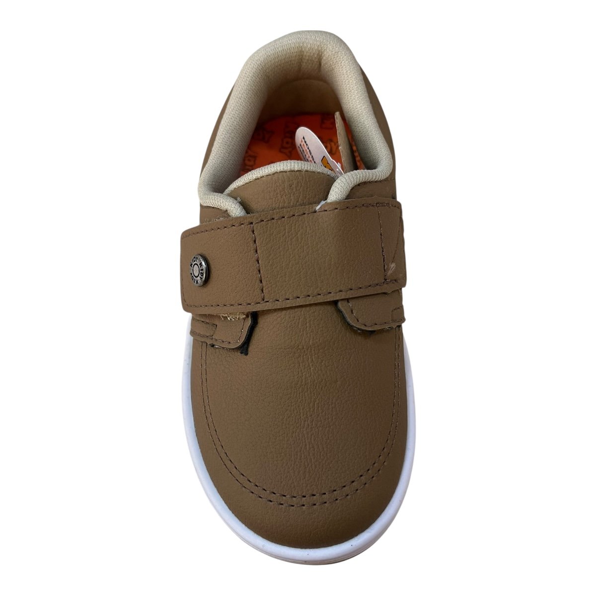 Tenis Infantil Menino Kidy Casual Conforto Calce Fácil Autocolante 31310420518 Marrom Marrom 6