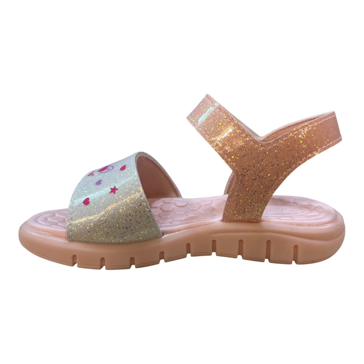 Sandalia Infantil Menina Kidy Conforto Autocolante Brilho Brinquedo 39210200027 Rosa Rosa 4