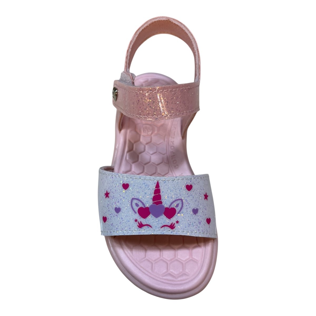 Sandalia Infantil Menina Kidy Conforto Autocolante Brilho Brinquedo 39210200027 Rosa Rosa 6