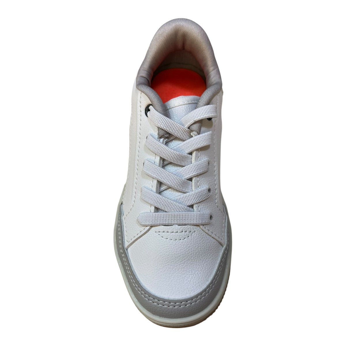 Tenis Infantil Kidy Menino Conforto Retrô Amarração Camurça 01104035028 Branco Branco 5