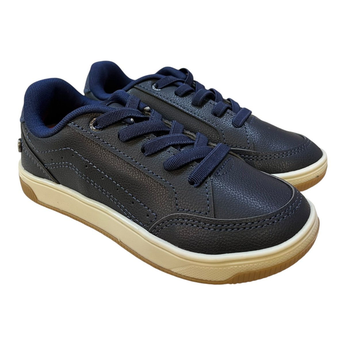 Tenis Infantil Kidy Menino Conforto Retrô Amarração Camurça 01104030002 Marinho Marinho 2