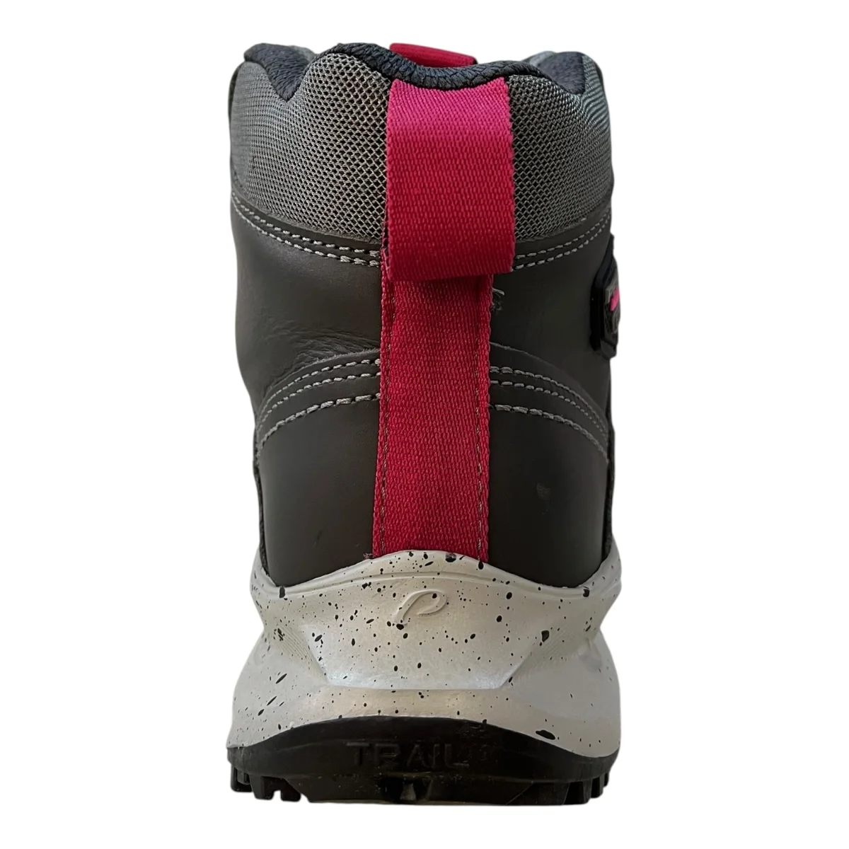 Bota Coturno Feminino Pegada Couro Ultraconforto Impermeável Antiderrapante 250403-06 Grafite Carbono 5